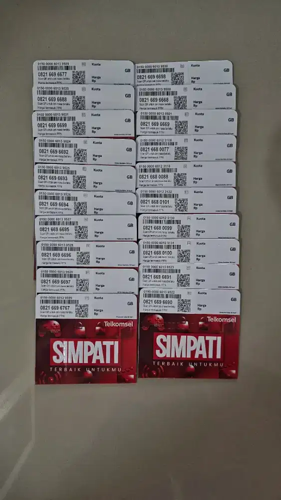 KARTU TELKOMSEL -SIMPATI -  NOMOR CANTIK