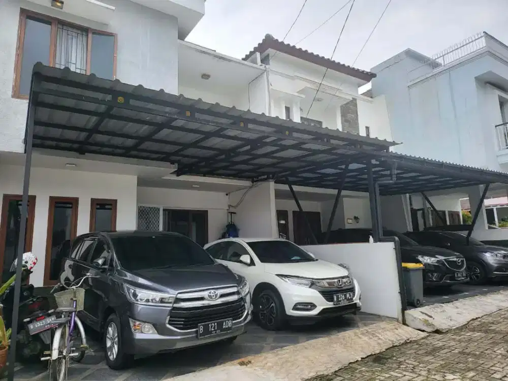 PEJATEN TIMUR RUMAH CLUSTER BISA CARPORT 2 MOBIL LUAS 125 M² HARGA 2,7 M NEGO Z150