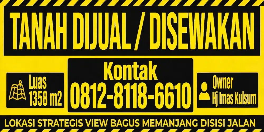 Jual Tanah Strategis