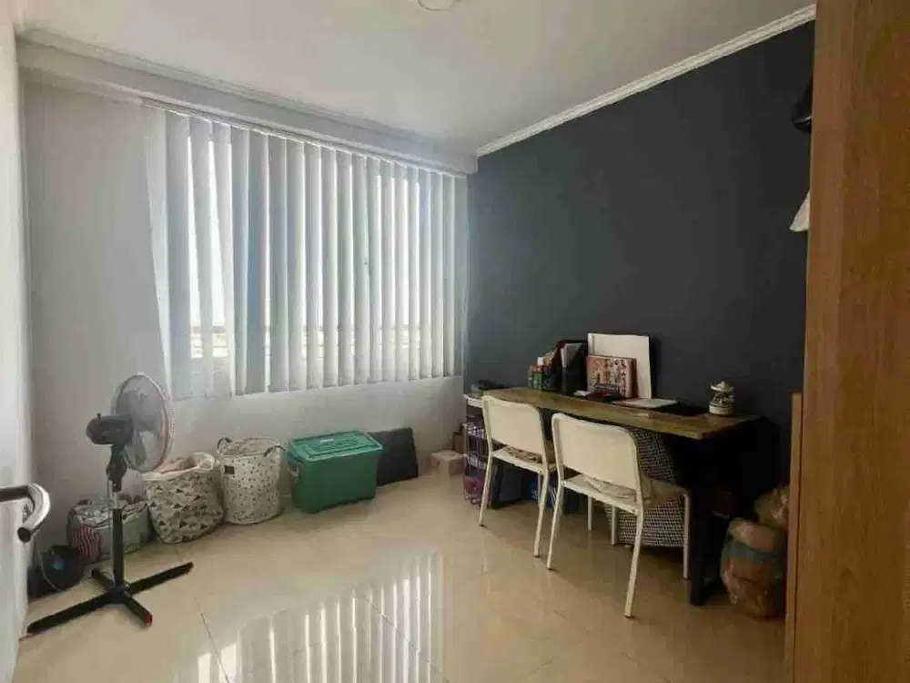 Apartemen Paladian Park, tower G, luas 128 m2, lantai 12, 2 unit gabung jadi 1, 3+1 kt, 2 km