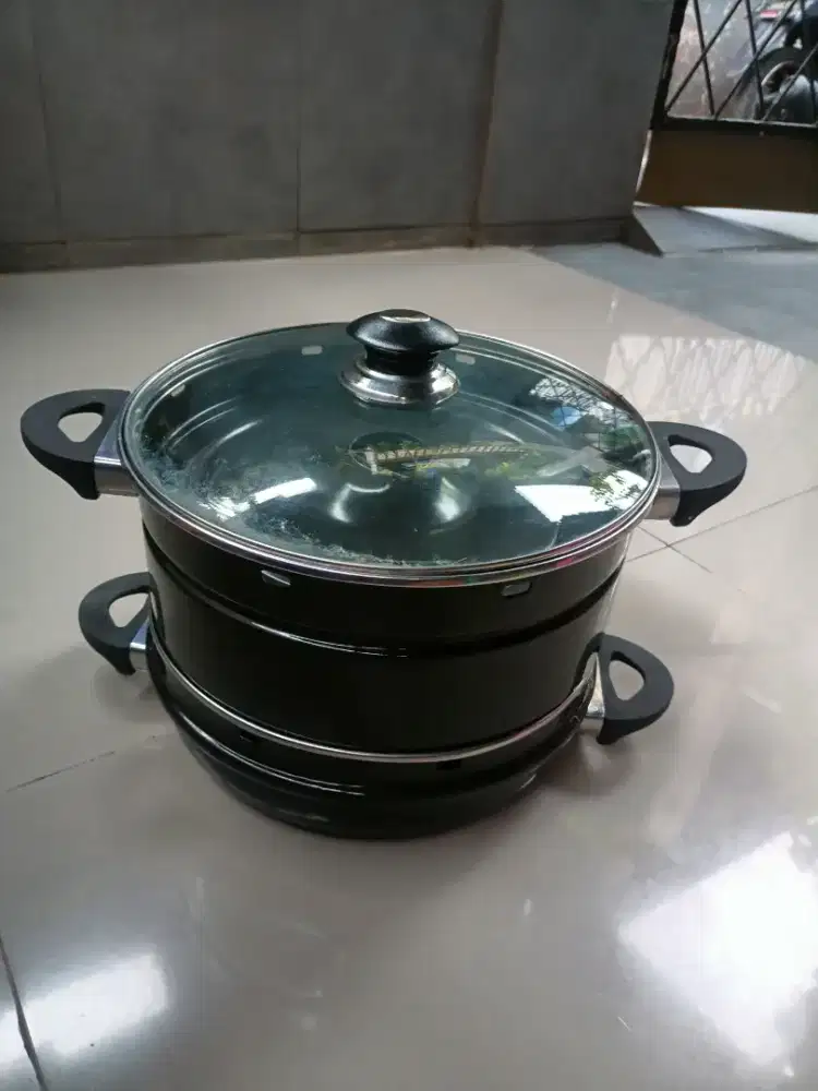 Alat kukusan/oven/steamer set/teflon anti lengket