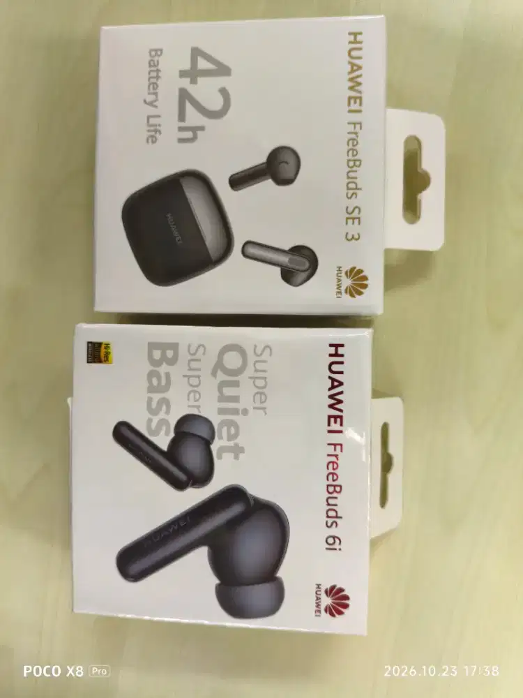Huawei buds 6i dan freebuds SE 3 baru ori