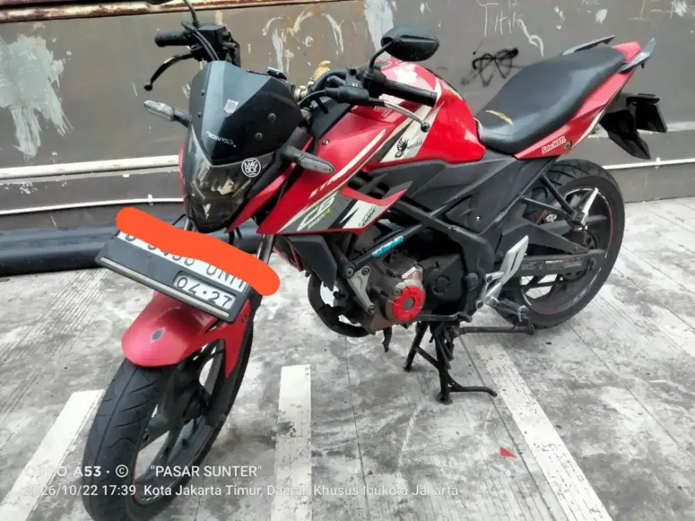 Honda CB 150R tahun 2016 akhir masih mulus terawat