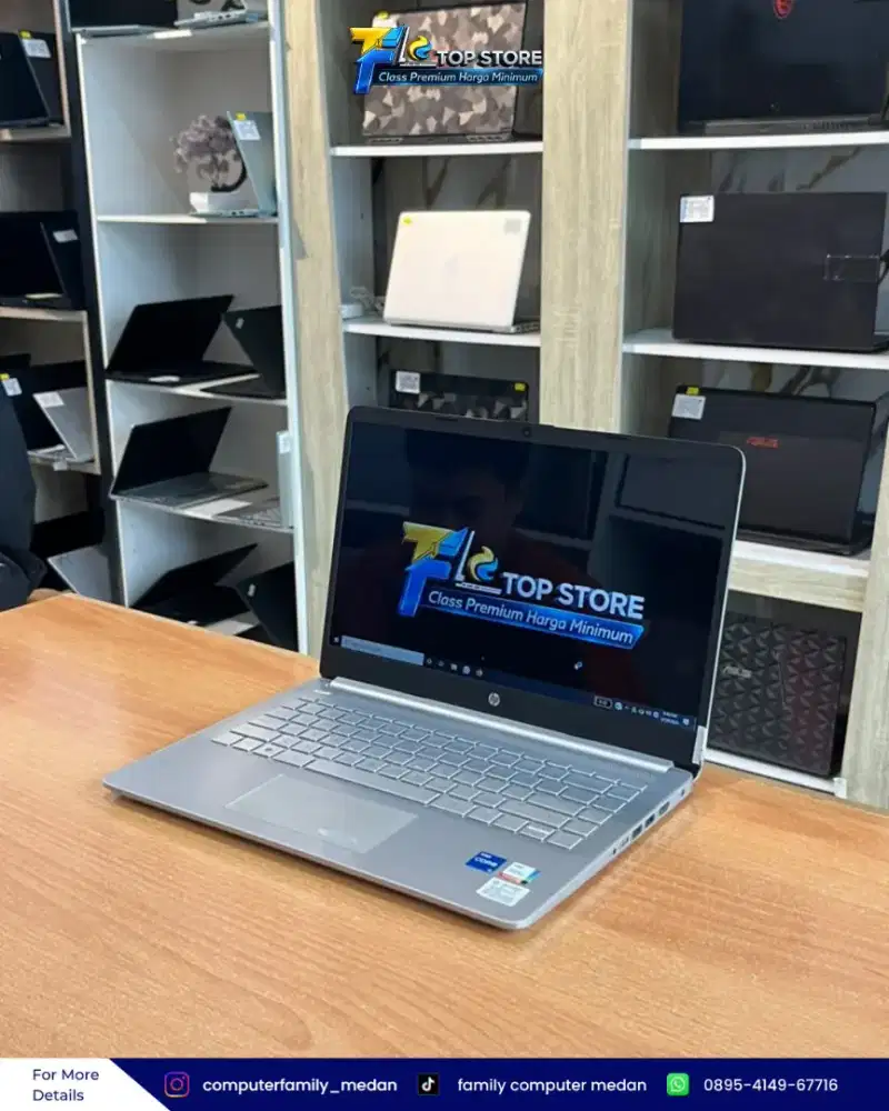 HP 14-DQ2078WM 14INC FHD CORE I5-1135G7 RAM 8GB SSD 256GB