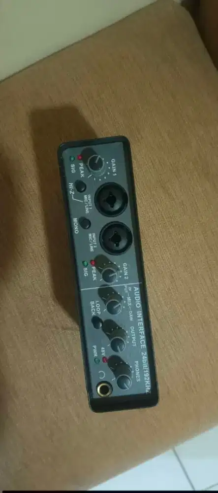 Jual Interface Bisa buat live Tiktok.youtube IG dan Main Gitar listrik