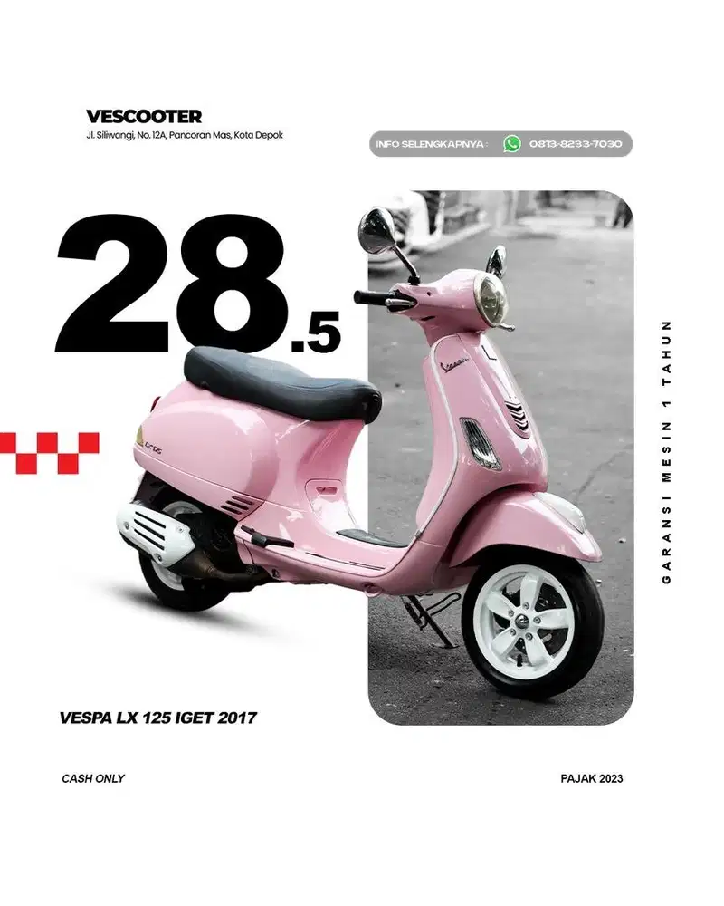 VESPA LX 125 IGET 2017