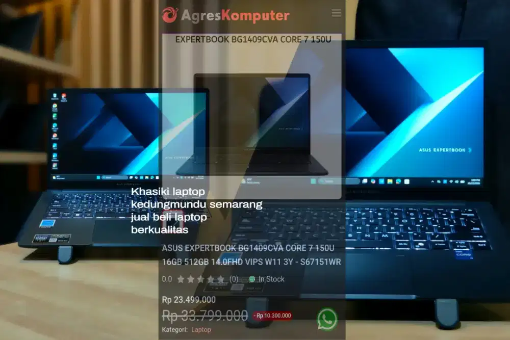 Asus Xpertbook i7 gen13 1TB ssd gransi 2029 + ADP