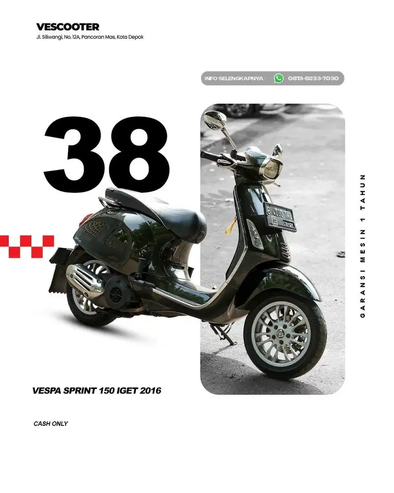 VESPA SPRINT 150 IGET 2016