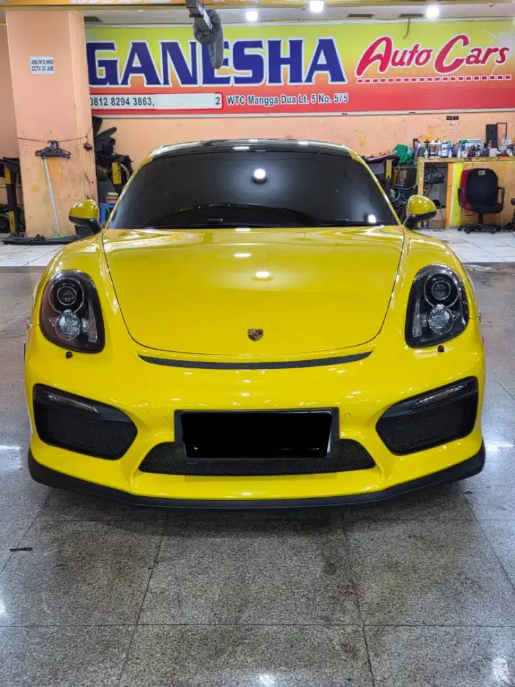 Porsche cayman 981 2011 kuning