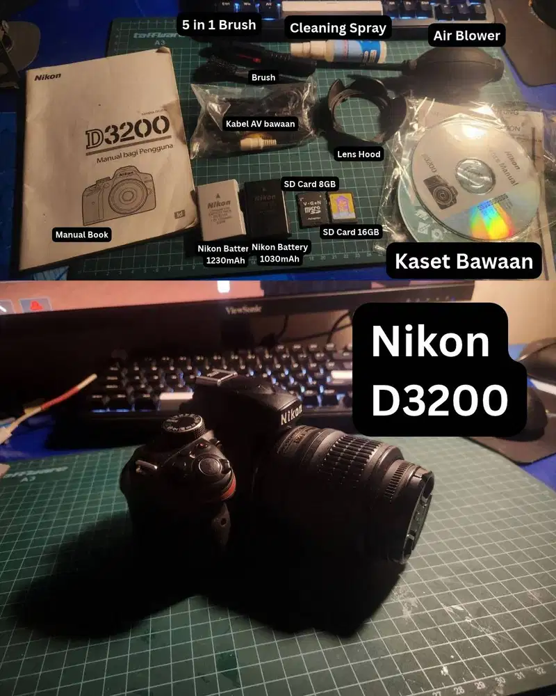 Kamera DSLR Nikon D3200 [NEGO]