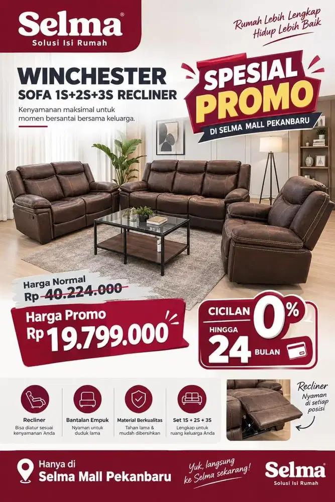 Sofa rekliner promooo