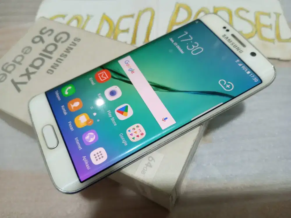 Galaxy S6 Edge-4G.Ram 3/64GB.Amoled.ORI #GOLDEN PONSEL