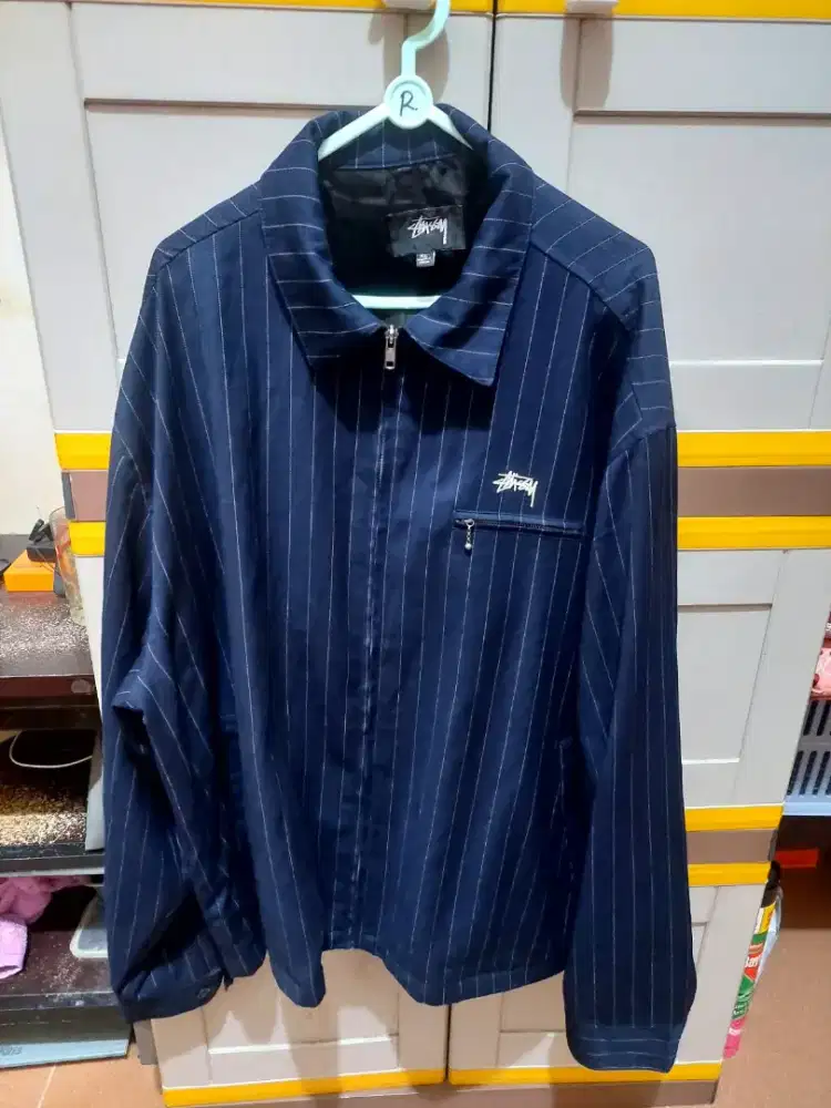 Jaket Stussy x play cdg
