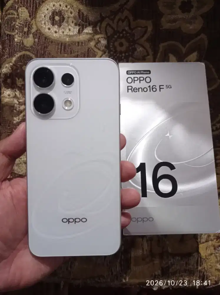 BISMILLAH OPPO RENO 16F 5G RAM 8/256 FULSET MULUS