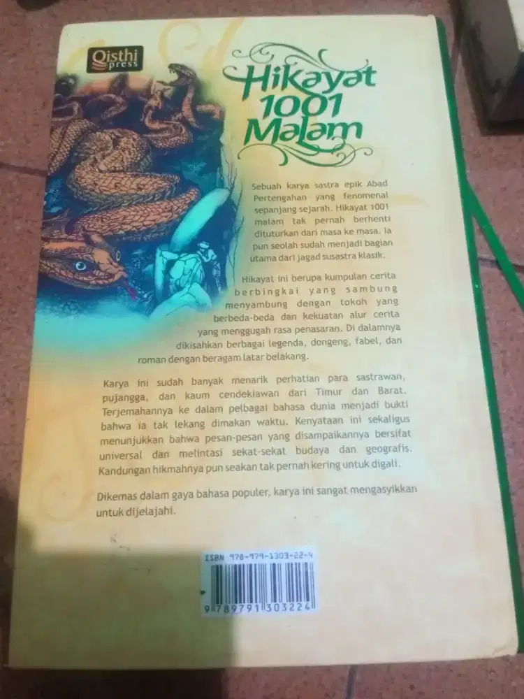 Dijual Buku Hikayat 1001 Malam Vol. 3 Qisthi Press Kondisi Bagus