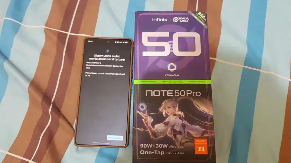 Dijual INFINIX NOTE 50 PRO 8+5GB/256GB RACING EDITION