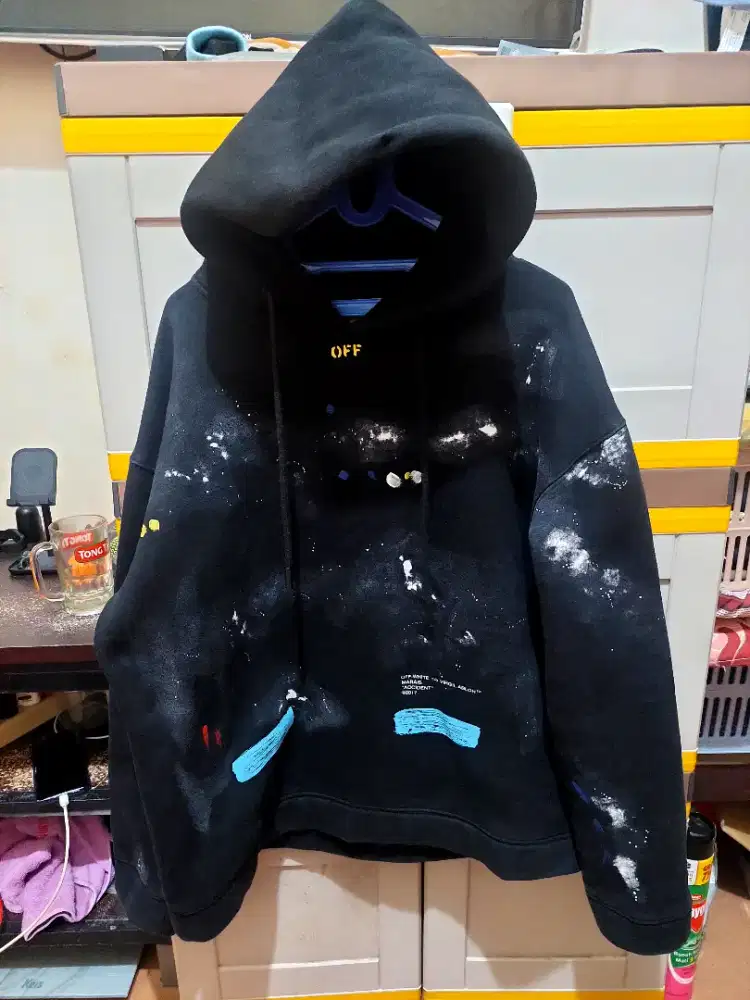 Hoodie off white bekas
