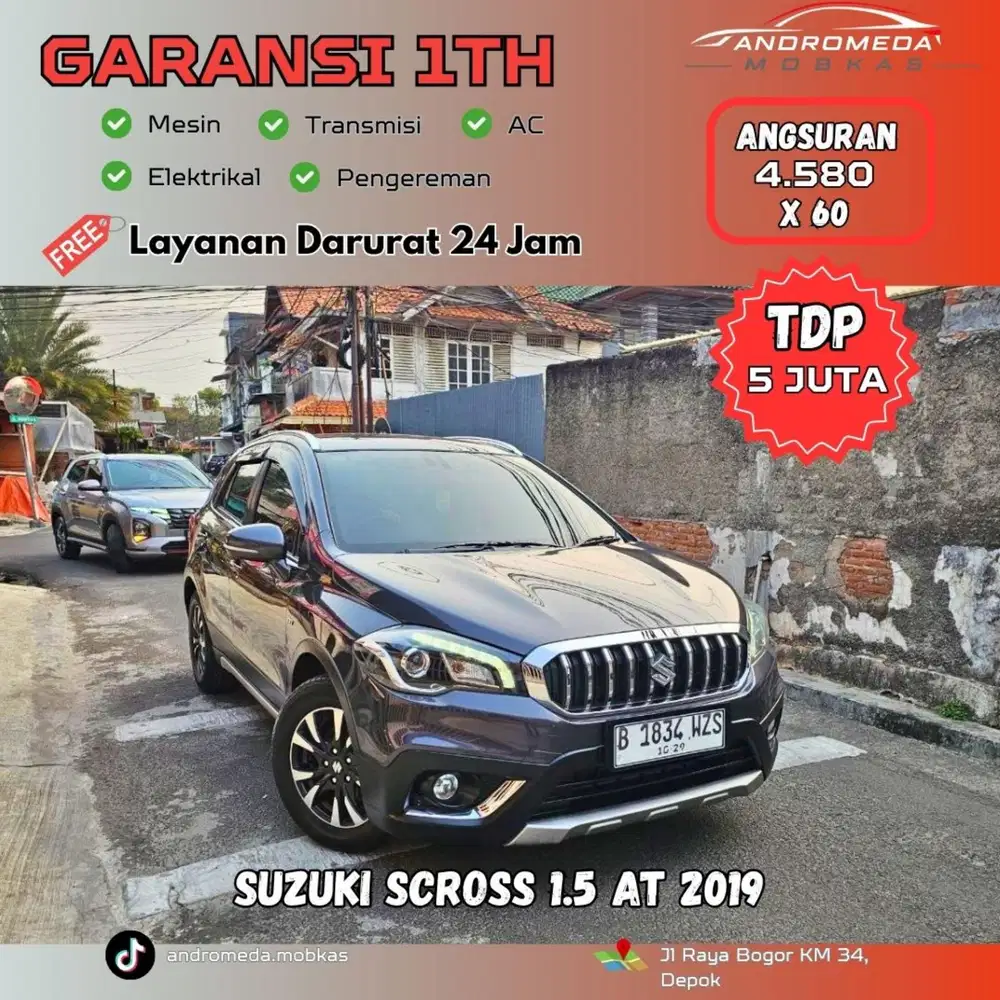 TDP TERMURAH 5 JT SUZUKI SCROSS 1.5 AT 2019 ISTIMEWA