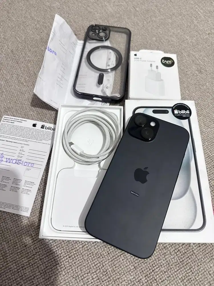 Iphone 15 128gb ibox baru itungan hari pakai
