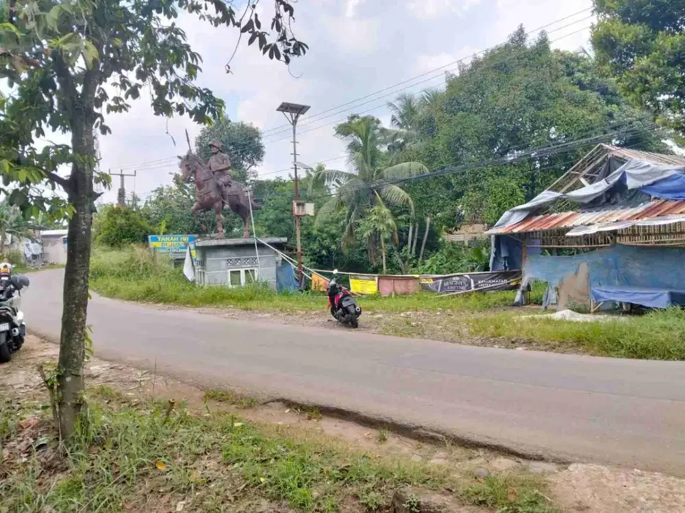 dijual Tanah strategis pinggir jalan kabupaten Kemang bogor