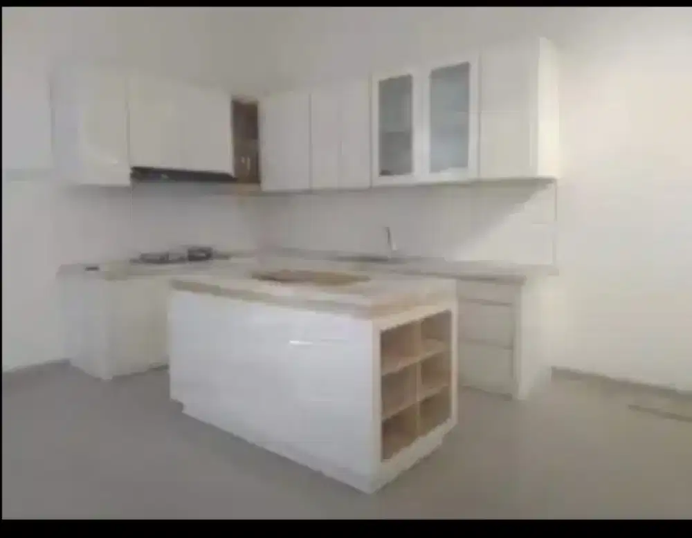 Kitchen set putih polos