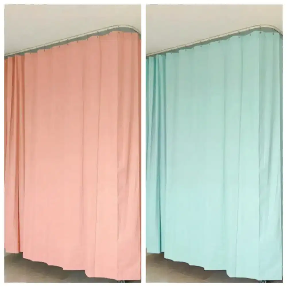 Dijual Sepaket Gorden Sekat PVC Medis Brand TriSelaras Abadi 100% BARU