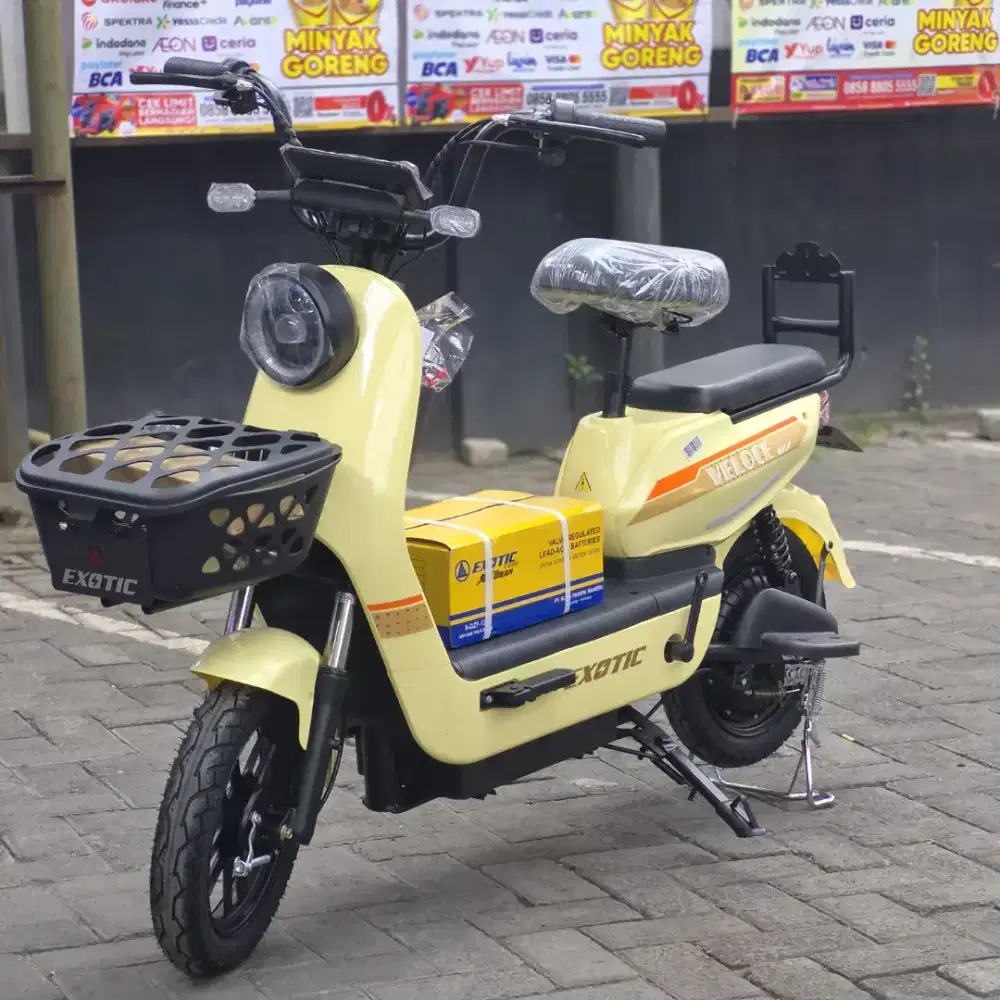 Promo akhir bulan sepeda listrik exotic veloce diskon langsung 500ribu