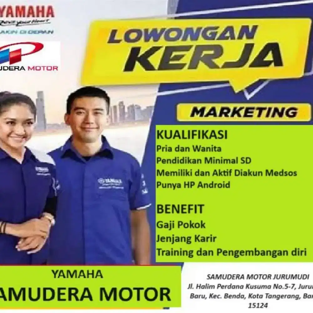 Lowongan kerja Marketing