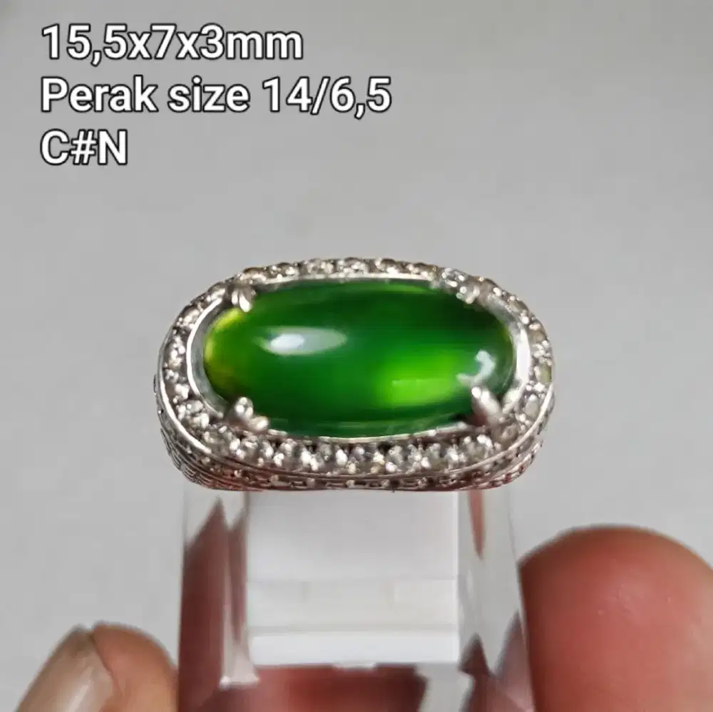 Cincin perak, batu bacan gulau
