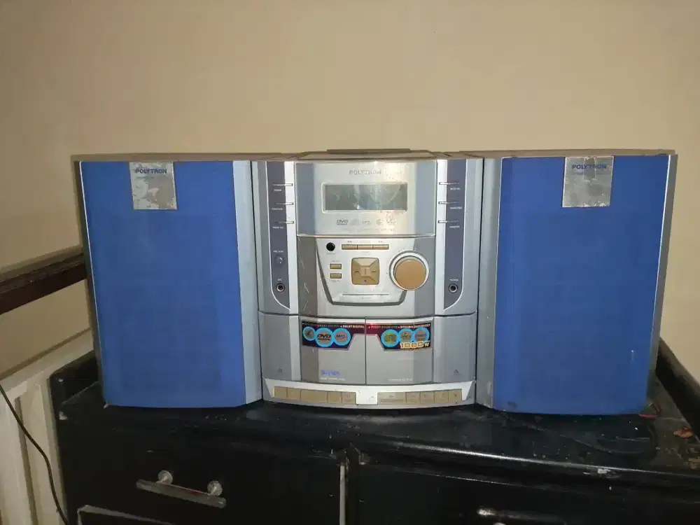 Dijual Mini Compo / Tape Polytron Jadul Klasik