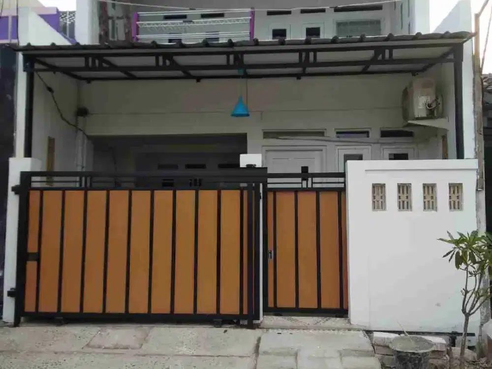 Dijual rumah tingkat bagus minimalis di vila mutiara gading 1