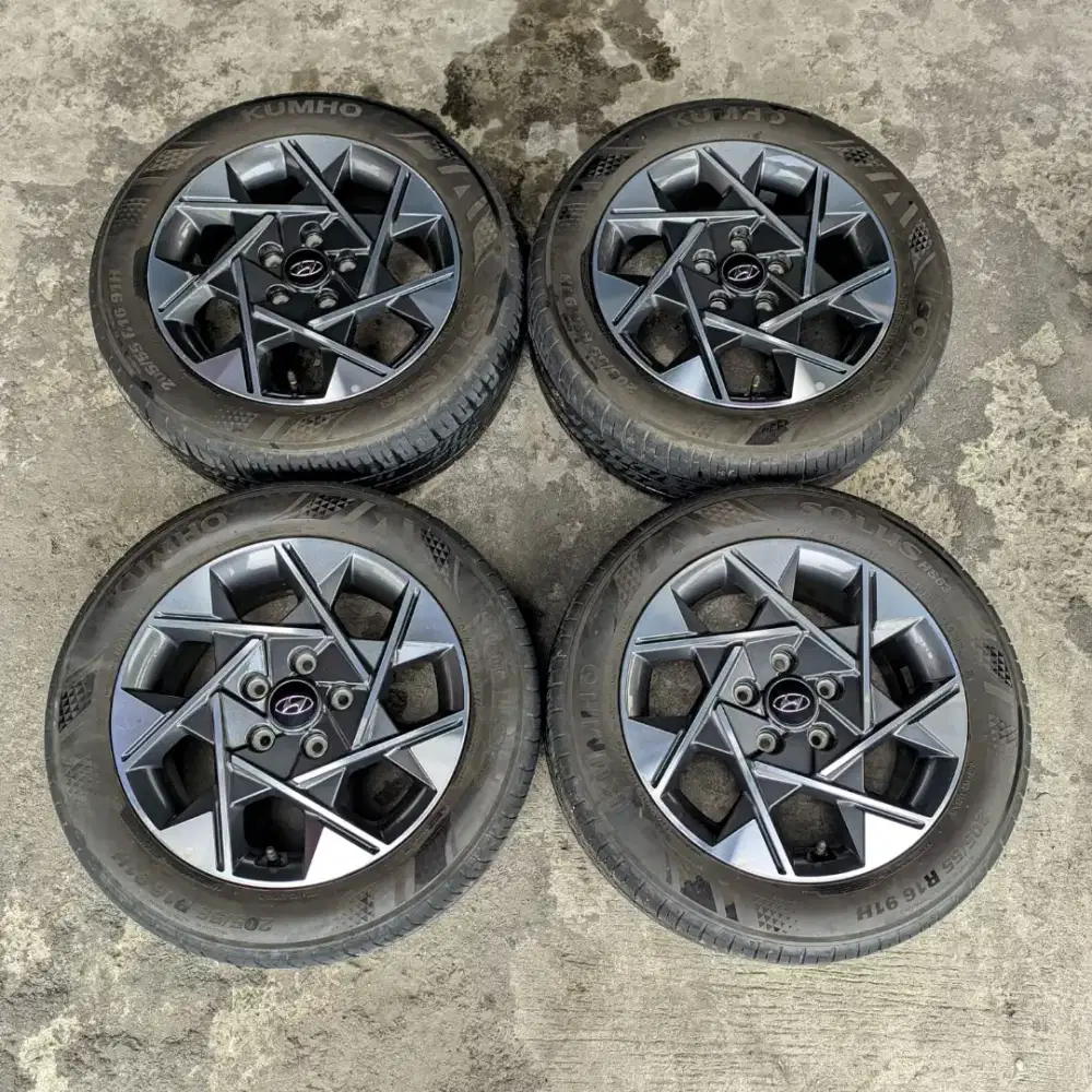 Velg OEM hyundai stargezer r16 5x114 lbr6,5 et48 sepaket ban