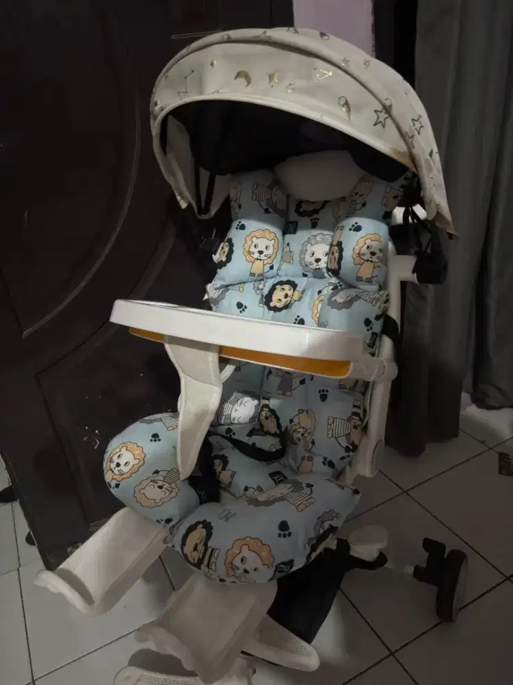 Stroller kitty mom