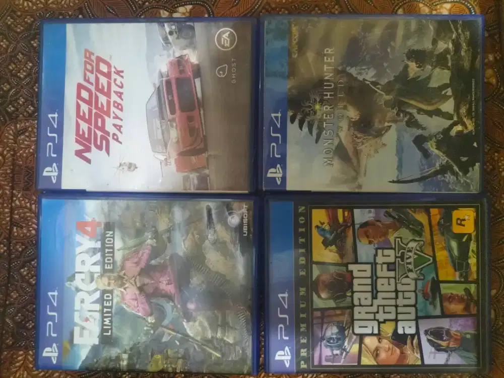 kaset PS4 borong all item