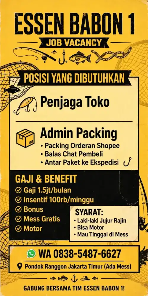 Lowongan Kerja online shop