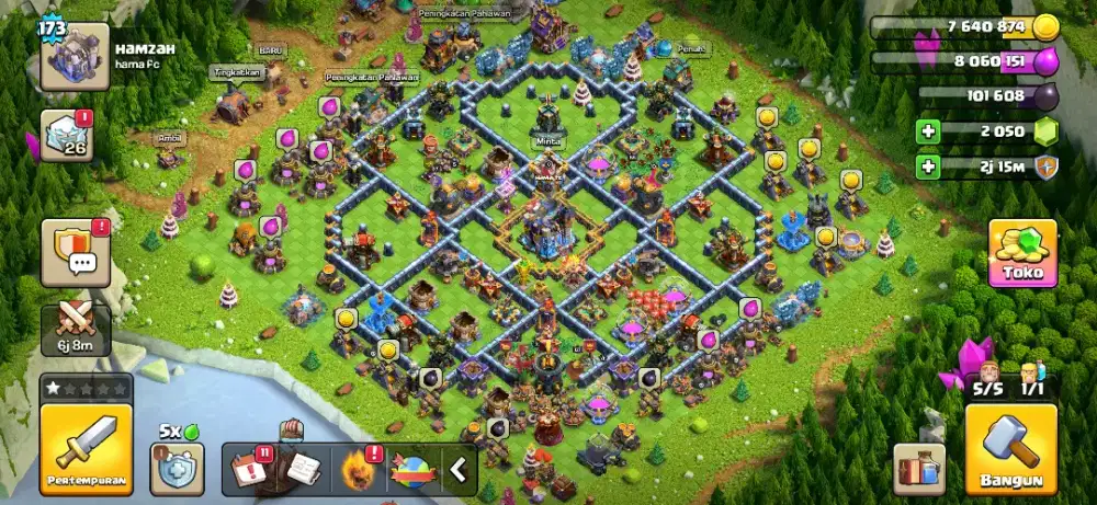 Akun coc th 18,barang kali ada yg minat