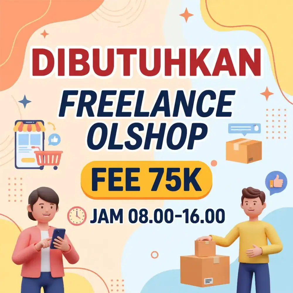 loker freelance olshop bagian penyiapan barang