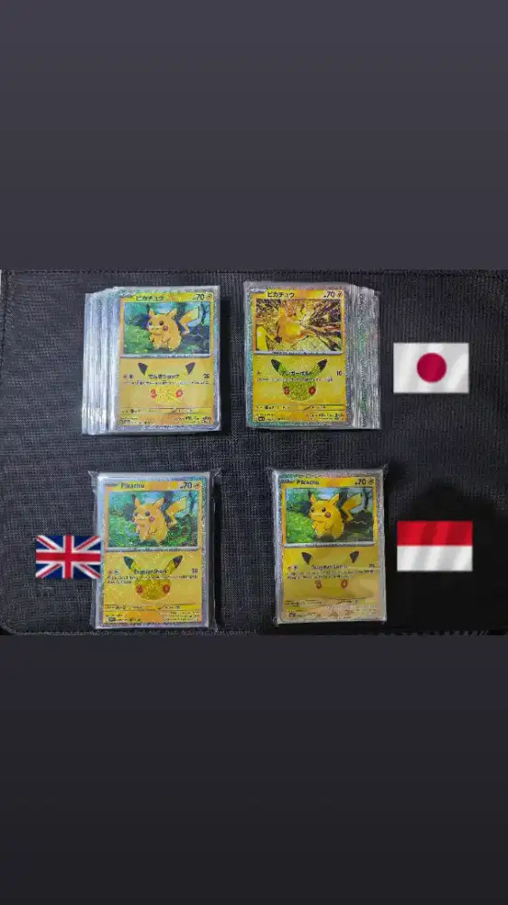 Kartu Pokemon Pikachu 30th Aniversary