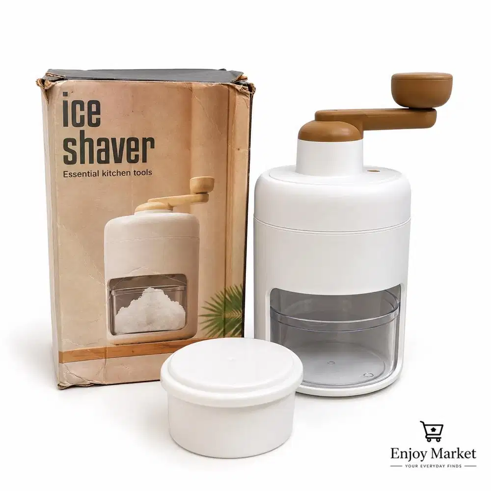 Ice Shaver Manual Serutan Es Batu Portable Pembuat Es Serut untuk Es