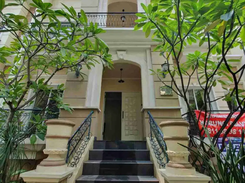 disewakan rumah mewah 4 lantai di kemayoran hadap utara