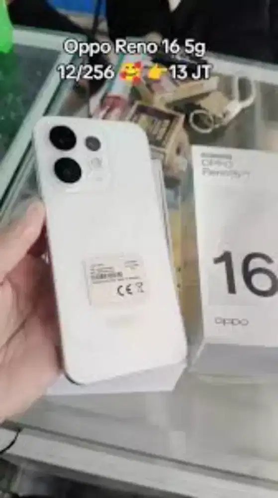 Dijual Hp Oppo Reno 16 5G 12GB/ 256GB