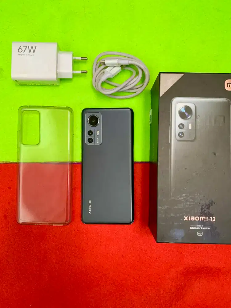 XIAOMI 12 5G 8+8/256 -- Lengkap fullset