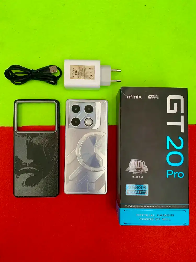 INFINIX GT 20 Pro 5G 8+8/256 --Lengkap fullset