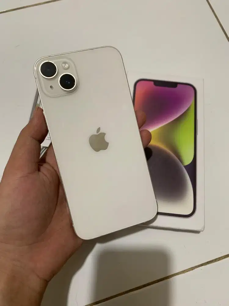 Iphone 14 plus 128gb fullset mulus no minus