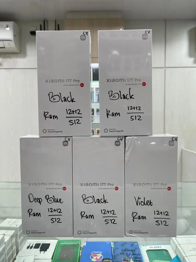 Baru..Xiaomi Mi 17T Pro 5G 12/512 Grs Resmi (Black,Blue,Violet)