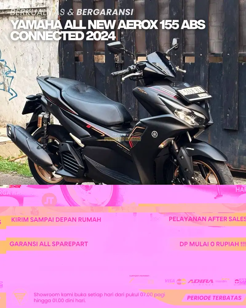 YAMAHA ALL NEW AEROX ABS CONNEXTED 2024