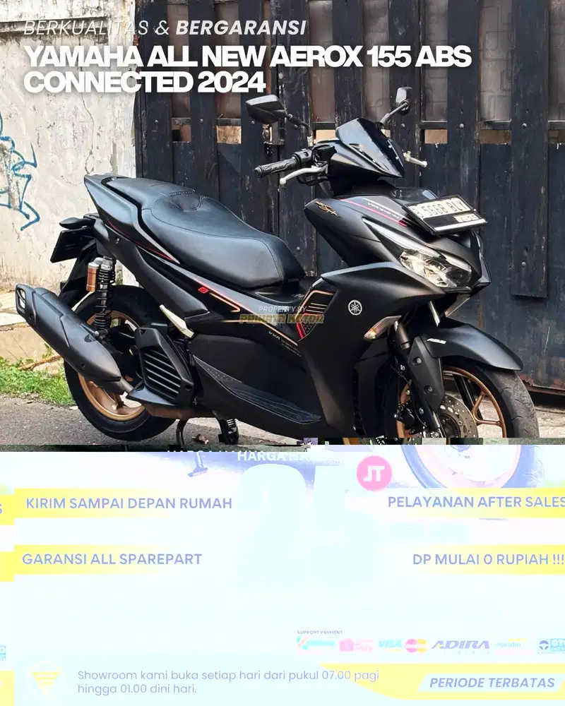 YAMAHA ALL NEW AEROX ABS CONNEXTED 2024