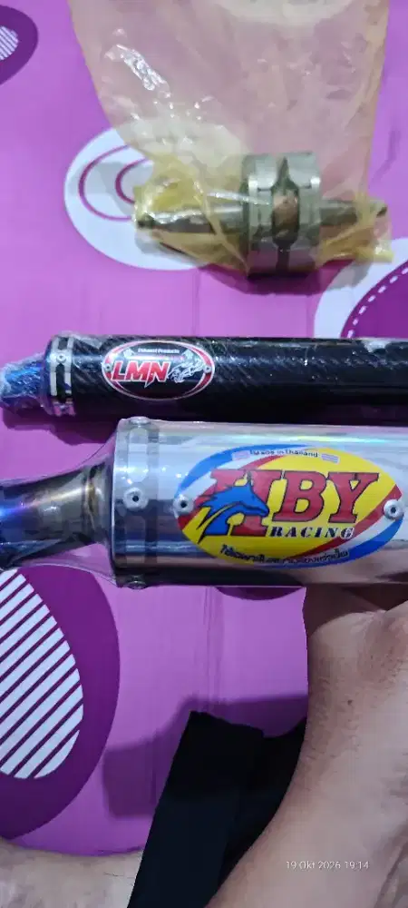 SLINCER KNALPOT HBY ALMUNIUM THAILAND ORIGINAL KONDISI BARU & 100% ORI