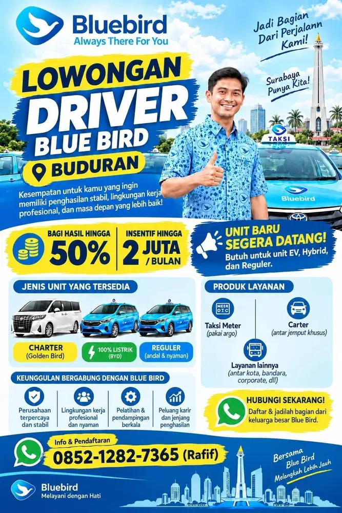 Driver Taksi Bluebird