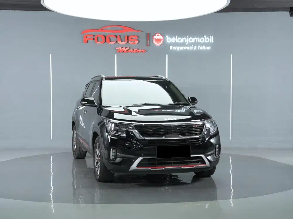 Km 24 rb kia seltos gt line 2023 pakai 2024 hitam pajak panjang